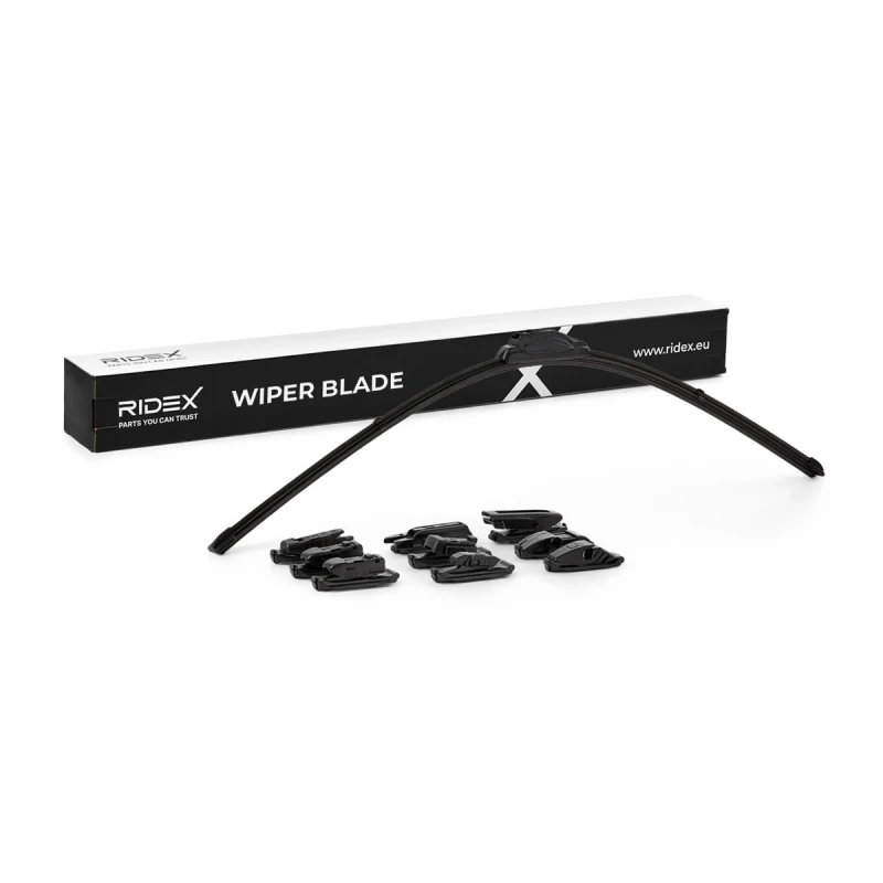 Image of RIDEX 298W17136 Wiper blade Front, Beam, 800mm Wiper Blade (298)
