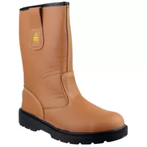 Image of Amblers Safety FS124 Safety Rigger Boot / Mens Boots (10 UK) (Tan)