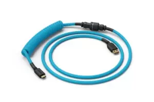 Image of Glorious PC Gaming Race Coiled Blue 1.37 m USB Type-A, USB Type-C