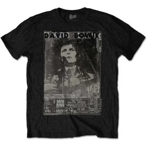 image of David Bowie - Ziggy Unisex Small T-Shirt - Black