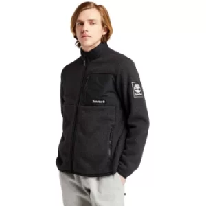 Image of Timberland Outdoor Archive Fleece Jacket For Men In Black Black, Size L
