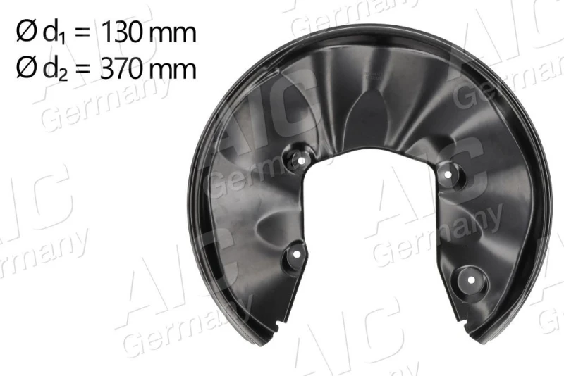 Image of Brake disc backing plate AIC 58194