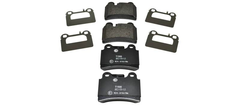 Image of HELLA Brake pad set HELLA 8DB 355 011-861
