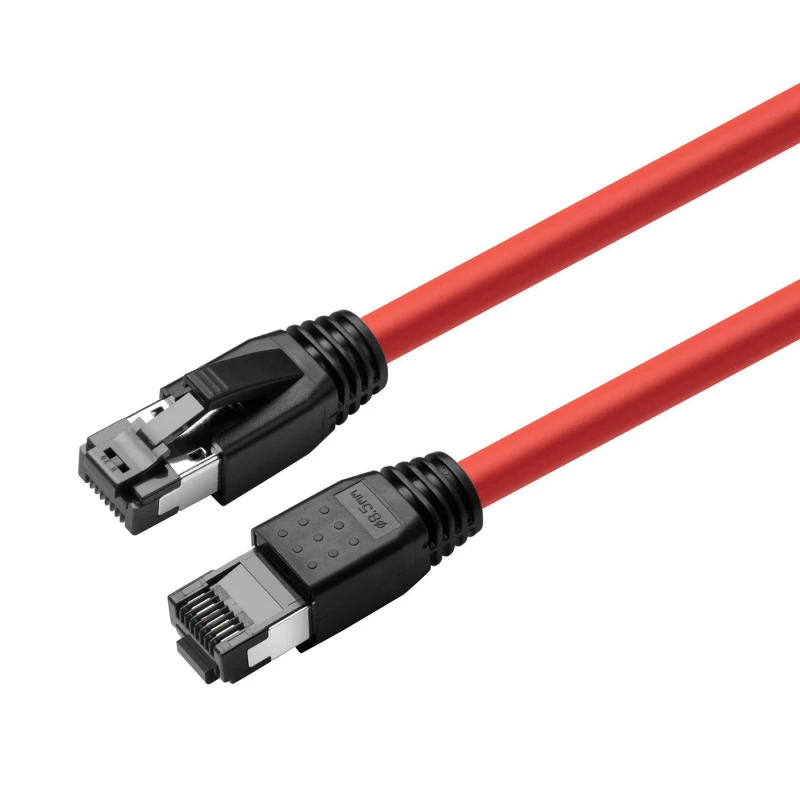 Image of Microconnect MC-SFTP80025R networking cable Red 0.25 m Cat8.1 S/FTP (S