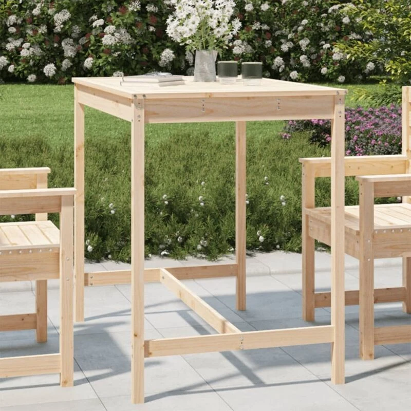 Image of VIDAXL Garden Table 121x82.5x110cm Solid Wood Pine Vidaxl 8720845692025