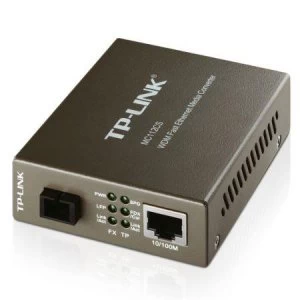 image of TP-LINK MC112CS network media converter 100 Mbps Single-mode Black