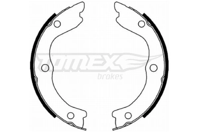 Image of TOMEX brakes Brake Shoe Set TOMEX brakes TX 22-30