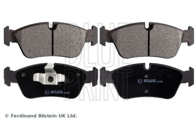 Image of Blue PRINT Brake pad set Blue PRINT ADB114228