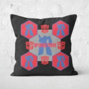 Image of Transformers Optimus Prime Square Cushion - 50x50cm - Soft Touch