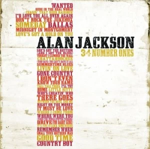 Image of 34 Numbers Ones by Alan Jackson CD Album