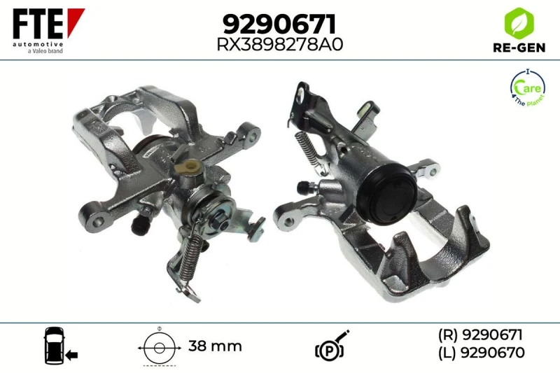 Image of Brake caliper FTE 9290671