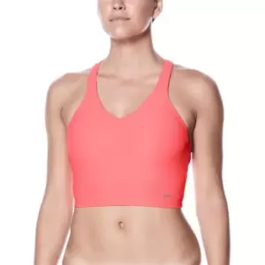 image of Nike Racerback Midkini Top Womens - Orange