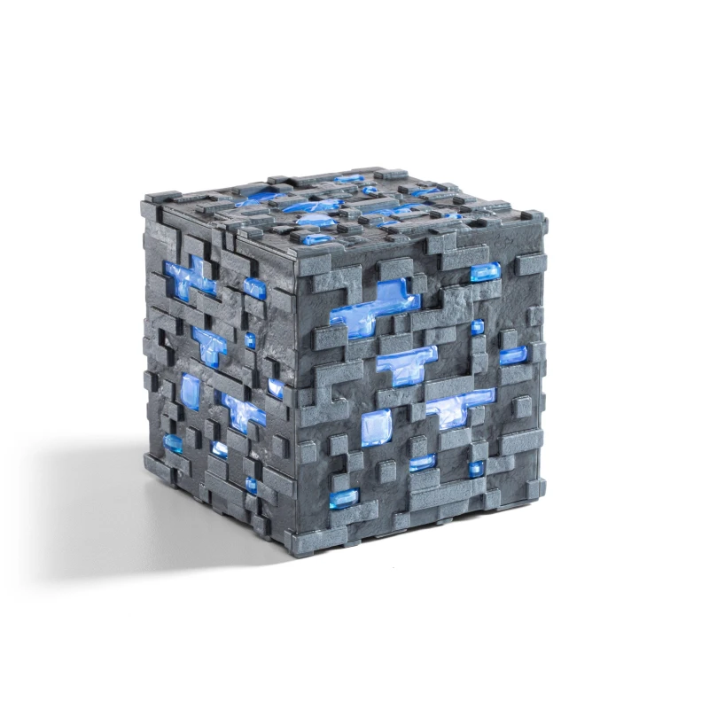 Image of Minecraft illuminating Diamond Ore