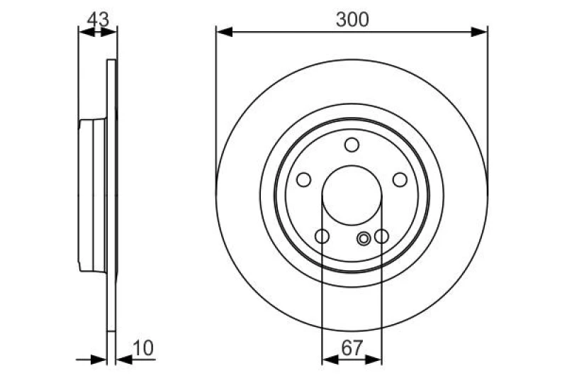 Image of Bosch 0 986 479 A38 Brake disc solid, Oiled, Alloyed/High-carbon Brake Disc (82)
