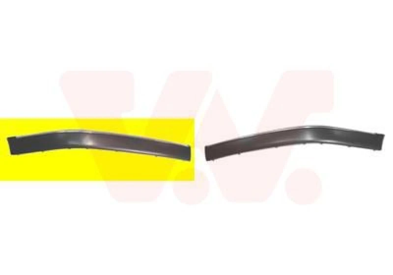 Image of VAN WEZEL Bumper moulding VAN WEZEL 4049584