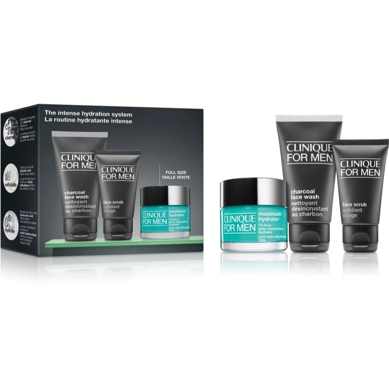 Image of Clinique Mini Kit The Intense Hydration System gift set for men