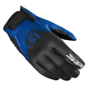 image of Spidi CTS-1 Black Blue Motorcycle Gloves S