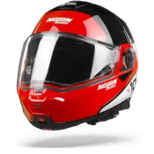 Image of Nolan N100-5 Plus Distinctive 27 Glossy Black Red White 2XL