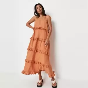 image of Missguided Tall Cami Dress - Orange