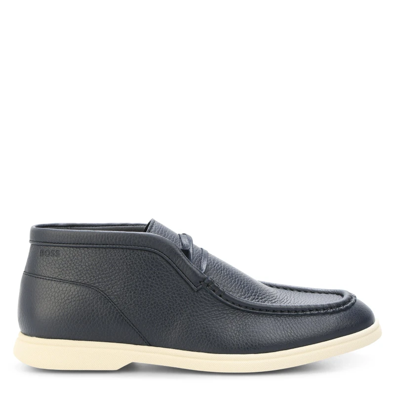 Image of Boss Mens Sienne Desb Chukka Boots Chukka Boots 7 (41) Blue 11220419270