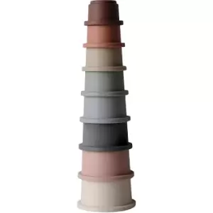 Image of Mushie Stacking Cups Toy Toy 3 in 1 Original 8 pc