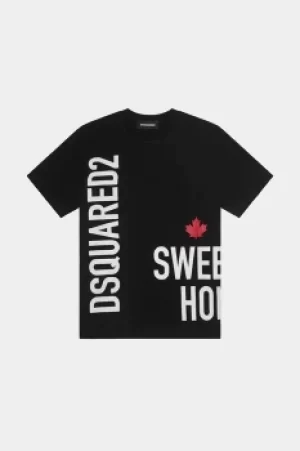 Image of DSQUARED2 Kids Short sleeve t-shirt Black Size 8 95% Cotton 5% Elastane