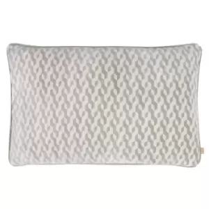 Image of Dione Geometric Rectangular Cushion Opal, Opal / 40 x 60cm / Polyester Filled