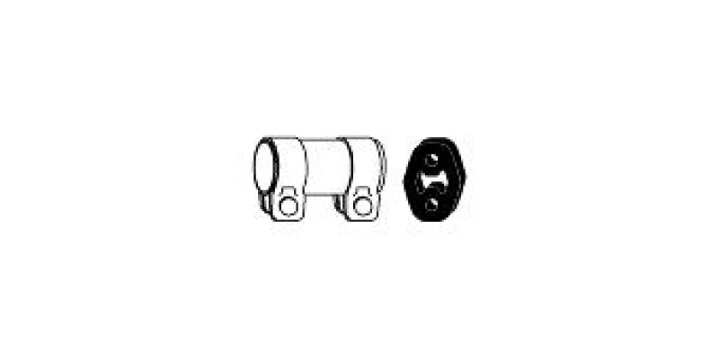 Image of Mounting Kit, silencer HJS 82 11 9826