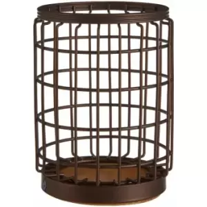 Premier Housewares - Vertex Round Bronze Coated Utensil Holder