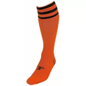 Image of Precision Childrens/Kids Pro Football Socks (12 UK Child-2 UK) (Tangerine/Black)