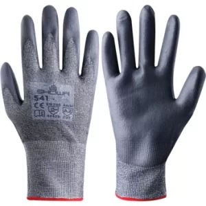 Image of Cut Resistant Gloves, Pu Coated, Black, Size 6