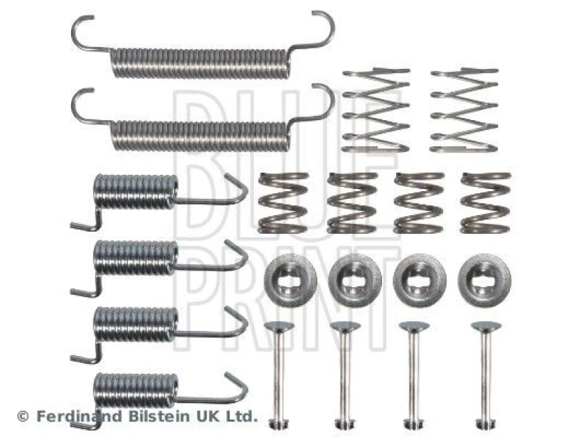 Image of Blue PRINT Brake shoe fitting kit Blue PRINT ADBP410081