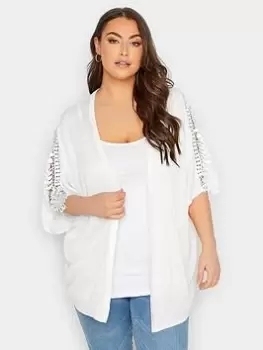 Image of Yours Kimono Sleeve White, Size 14-16, Women