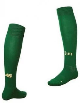 image of Boys, New Balance Ireland Junior Home Socks, Green/White, Size M