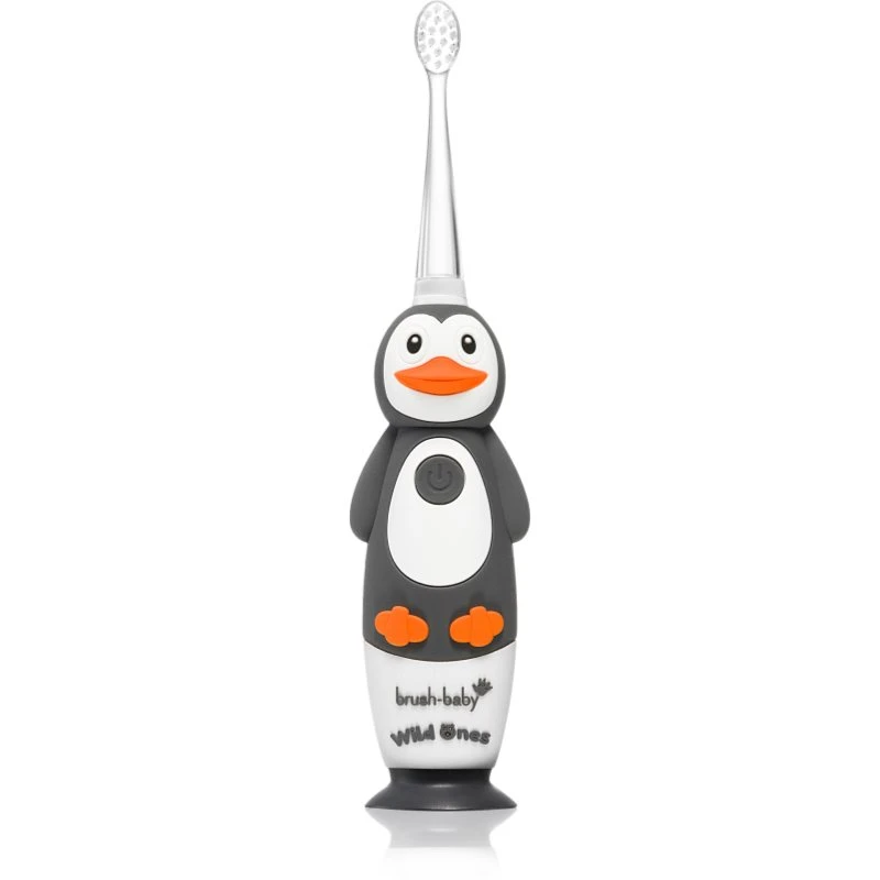 Image of brush-baby WildOnes Penguin Electric Rechargeable Toothbrush Black