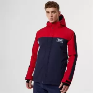 image of Jack Wills Zip Ski Jacket - Blue