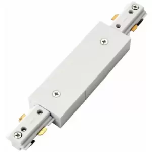 Image of Commercial Track Light Central Connector - 180mm Length - White ABS Rail System