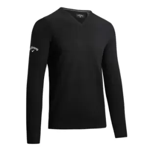 Image of Callaway V Neck Sweatshirt Mens - Black
