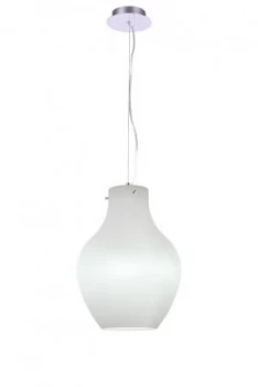 image of Dome Ceiling Pendant 28cm Round, 1 x E27 (Max 60W), White