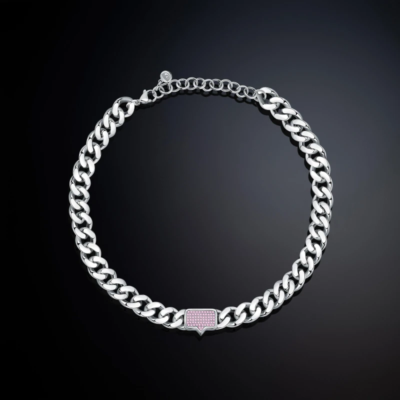 Image of Chiara Ferragni Womens Chain Necklace Multi female 38+7CM