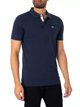 Image of Slim Placket Polo Shirt