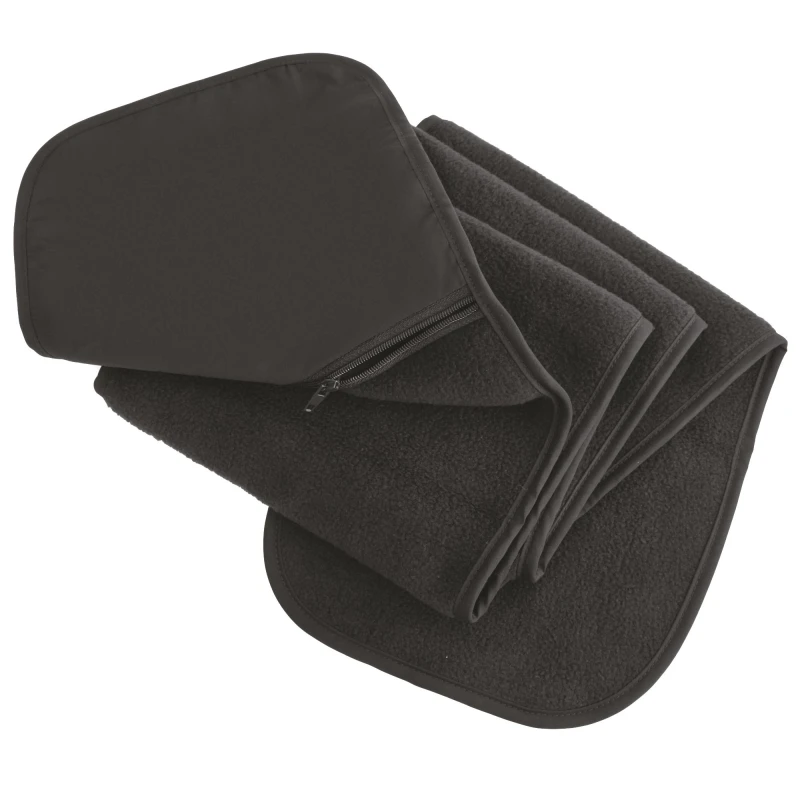 Image of Result Result Men Active Anti-Pilling Fleece Winter Scarf With Zip Pocket in Grey Grey One Size Male 5054171279852