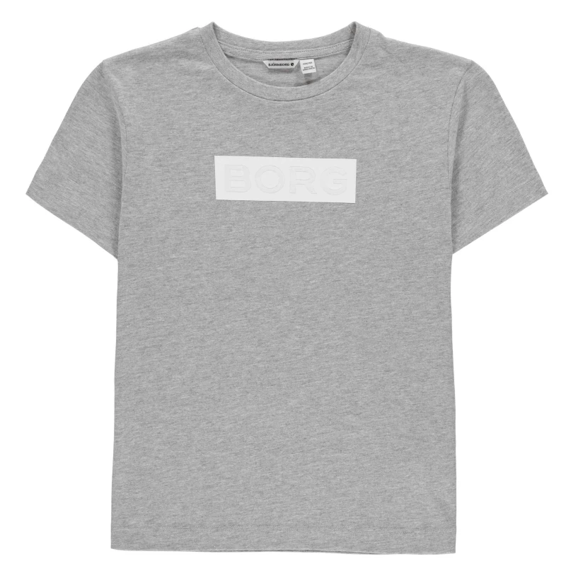 Image of Bjorn Borg Borg Sport T Shirt Junior - Grey Grey 10 - 11 Years