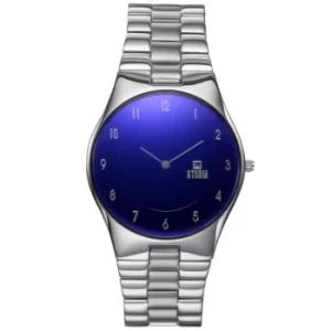 Image of Mens Storm Sleek Lazer Blue Alarm Chronograph Radio Controlled Watch