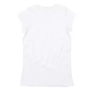 Image of Mantis Womens/Ladies Roll Sleeve Tee (XS) (White)