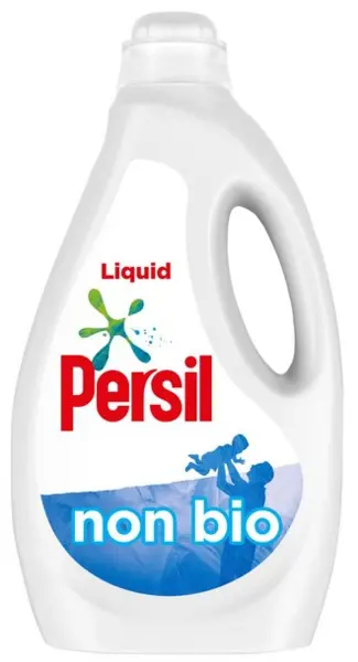 image of Persil Non Bio Laundry Washing Liquid Detergent 1.944L