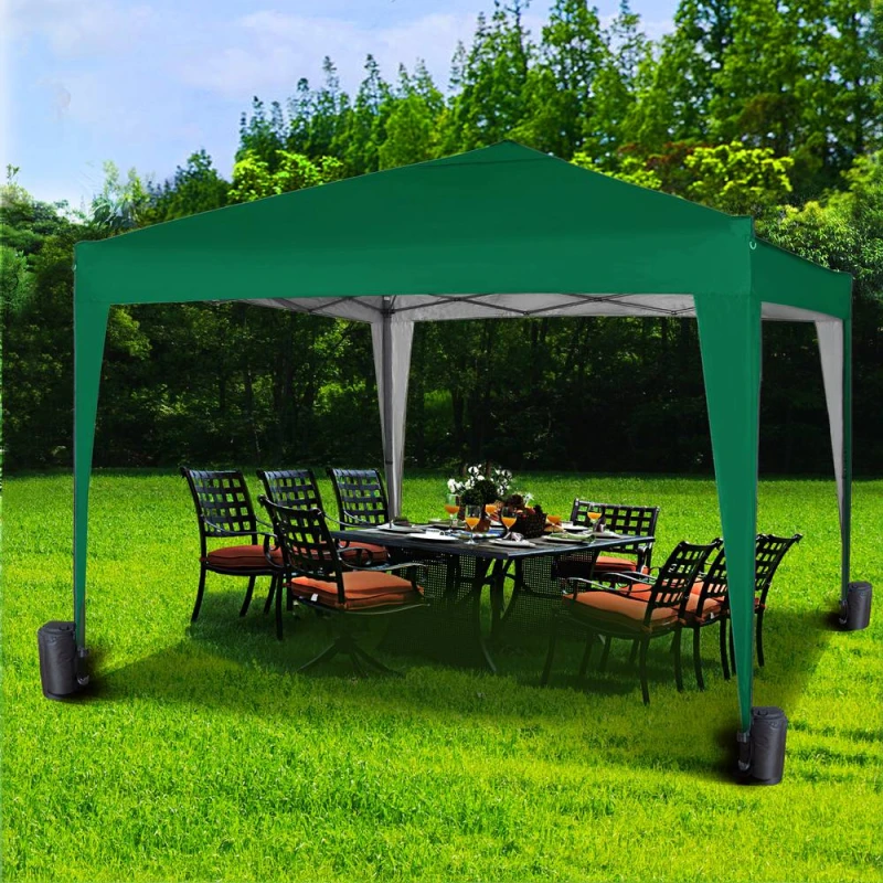 Image of MCC Direct 2X2m Pop up Gazebo Party Tent Marquee with Storage Bag Green