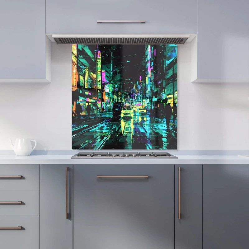 Image of Designer Kitchen Splashbacks Dante Mercer: 00013 Kitchen Splashback Size: 600mm x 750mm Multicolor Unisex 600mm x 750mm