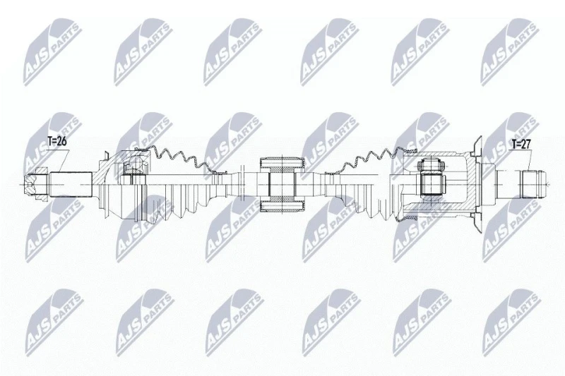 Image of NTY Drive shaft NTY NPW-BM-105
