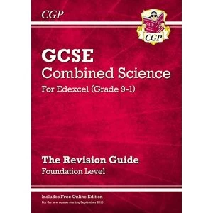 Image of New Grade 9-1 GCSE Combined Science: Edexcel Revision Guide with Online Edition - Foundation by CGP Books (Paperback, 2016)